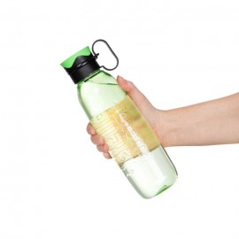 Бутылка для воды из тритана с петелькой Hydrate, Пластик, V 850 мл, L 9,4 см, W 7,8 см, H 25,5 см, Sistema