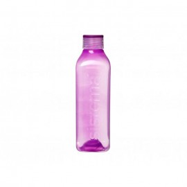 Бутылка квадратная Hydrate, V 1 л, Пластик, L 7,5 см, W 25 см, H 7,5 см, Sistema