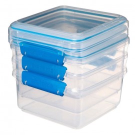 Набор контейнеров 3 шт. Fresh Packs, V 1,2 л, Пластик, L 15 см, W 15,5 см, H 16 см, Sistema