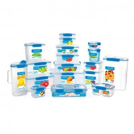 Набор контейнеров 3 шт. Fresh Packs, V 1,2 л, Пластик, L 15 см, W 15,5 см, H 16 см, Sistema