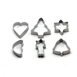 Набор форм для выпечки 6 предметов Разные, Металл, Atlantis