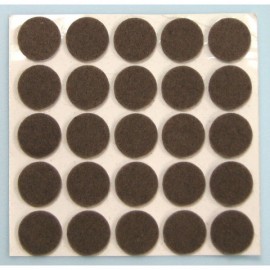 Наклейки для мебели диаметр 1,5 см (25шт), Войлок, Atlantis