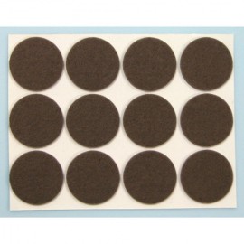 Наклейки для мебели диаметр 3 см (12шт), Войлок, Atlantis