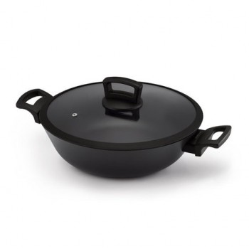 Вок с крышкой Twist, Экоуглеродистый алюминий, D 30 см, H 14 см, Beka