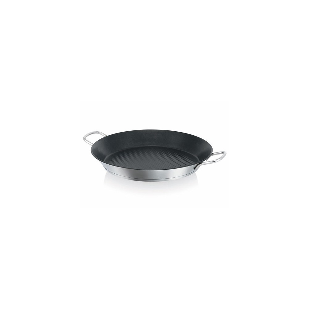 Сковорода для паэльи с рифленым дном Frying, Нержавеющая сталь, D 36 см, H 4,5 см, Beka