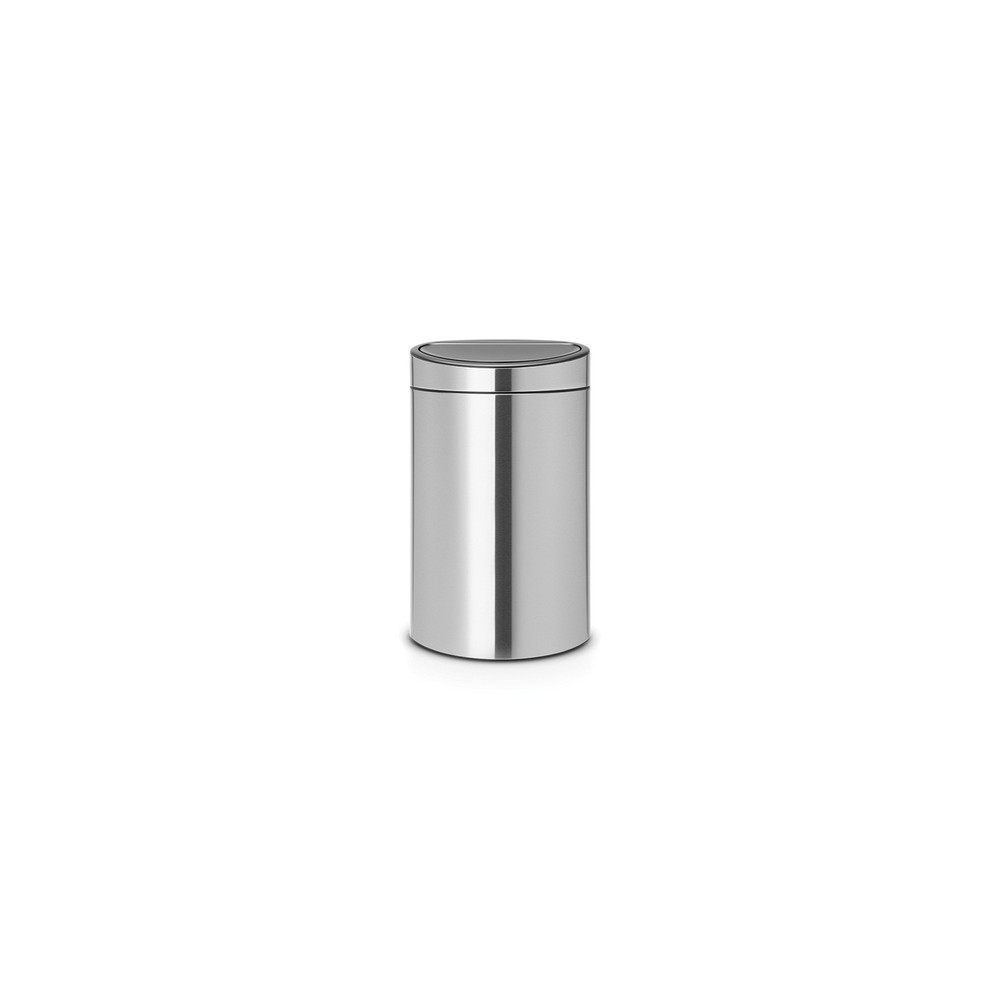 Двухсекционный мусорный бак Touch Bin New, V 10/23 л, Нержавеющая сталь, L 30,5 см, W 43,5 см, H 72,5 см, Brabantia