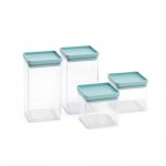 Набор прямоугольных контейнеров 4 шт Tasty colours, L 12 см, W 22,5 см, H 30 см, Brabantia