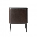 Мусорный бак Touch Bin Bo, V 11 + 23 л, Экокожа, L 31,5 см, W 54 см, H 68 см, Brabantia