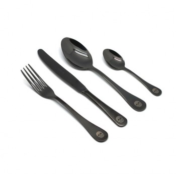 ROCCO BLACK 6 набор 24 пр Rocco, Сталь 18/10, Herdmar