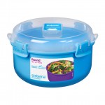 Контейнер круглый Microwave, Пластик, V 900 мл, L 15,6 см, W 15,6 см, H 9,3 см, Sistema