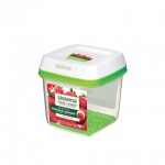 Контейнер квадратный Fresh Works, V 1,5 л, Пластик, L 14,5 см, W 14,5 см, H 15,5 см, Sistema