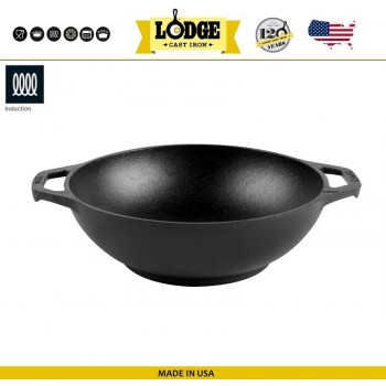Вок-мини чугунный, 2 ручки, D 15 см, Lodge, США