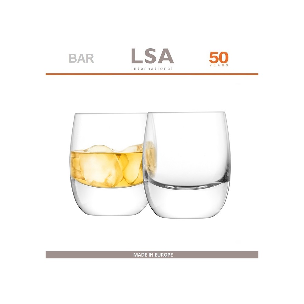 Бокалы Bar для виски, ручная выдувка, 2 шт по 275 мл, LSA