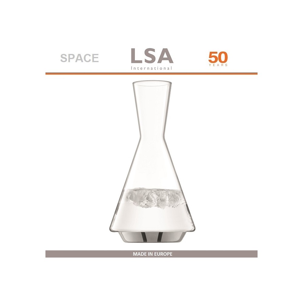 Декантер SPACE Platina, 1200 мл, ручная выдувка, LSA