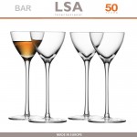 Бокалы Bar для ликера, ручная выдувка, 4 шт по 100 мл, LSA