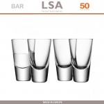Стопки Bar для водки, текилы, ручная выдувка, 4 шт по 100 мл, LSA