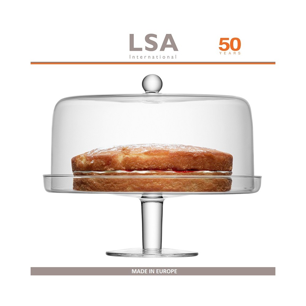 Подставка KLARA для десерта, пирога, торта, D 33 см, LSA