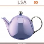Заварочный чайник Polka, ручная работа, 750 мл, цвет фиолетовый металлик, LSA