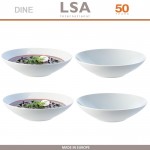 Глубокие миски DINE, 4 шт, D 24 см, столовый LSA