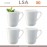 Кружки DINE, 4 шт по 400 мл, столовый LSA