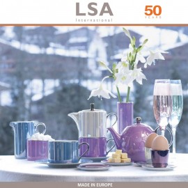 Набор Polka для молока и сахара, ручная работа, фиолетовый-лиловый металлик, LSA