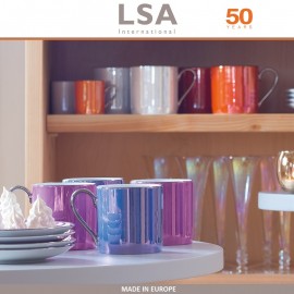 Заварочный чайник Polka, ручная работа, 750 мл, цвет фиолетовый металлик, LSA