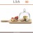 Доска Paddle с колпаком для закусок, светлый, LSA