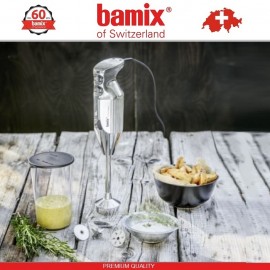 BAMIX M200 Chrome LuxuryLine блендер, хромированный корпус, Швейцария
