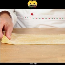 Rotellina нож для теста, 3 насадки, цвет золотой, Marcato, Италия