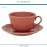 Пара чайная (кофейная) Villa терракот, 200 мл, Matceramica
