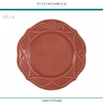 Закусочная тарелка Villa терракот, 23 см, Matceramica