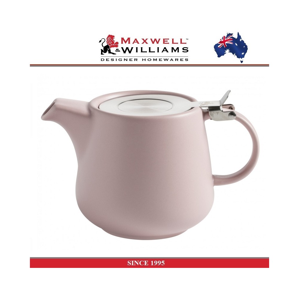 Заварочный чайник Tint со съемным ситечком, розовый, 600 мл, Maxwell & Williams
