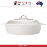 Жаровня-сотейник Vitromax керамическая для духовки, плиты и подачи, 2.5 л, стеклокерамика жаропрочная, Maxwell & Williams