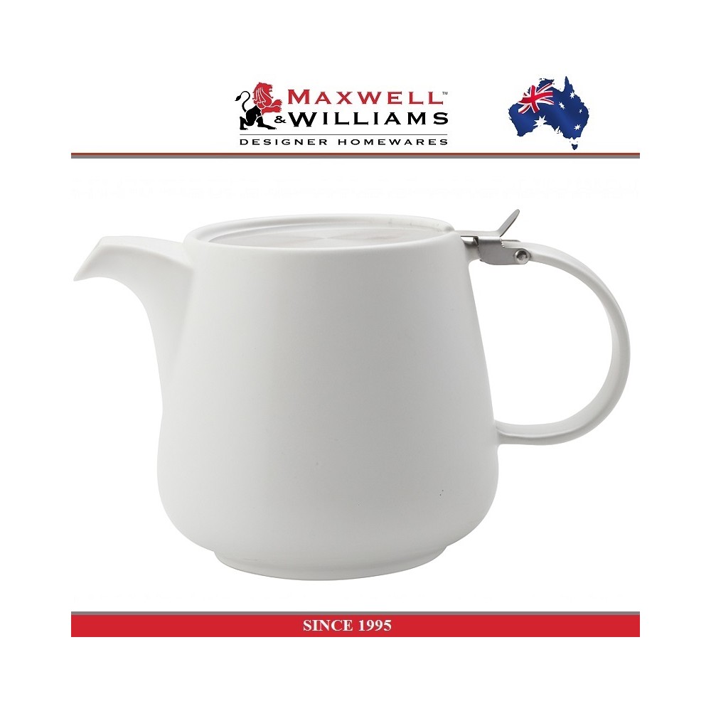 Заварочный чайник Tint со съемным ситечком, белый, 1200 мл, Maxwell & Williams