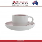 Кофейная пара Tint белый-розовый, 100 мл, Maxwell & Williams