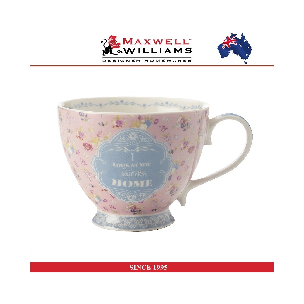 Кружка Leisure в подарочной упаковке розовый, 400 мл, серия MW Mugs, Maxwell & Williams