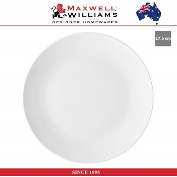 Обеденная тарелка Basic White, 27.5 см, Maxwell & Williams