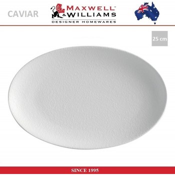 Блюдо Caviar белый, 25 х 16 см, Maxwell & Williams