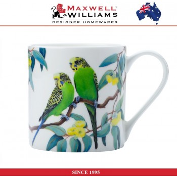 Кружка птицы Волнистый попугайчик в подарочной упаковке, 350 мл, серия Birds of Australia, Maxwell & Williams