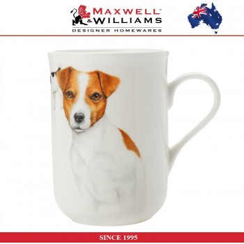 Кружка Jack Russell в подарочной упаковке, 300 мл, серия Cashmere Pets, Maxwell & Williams