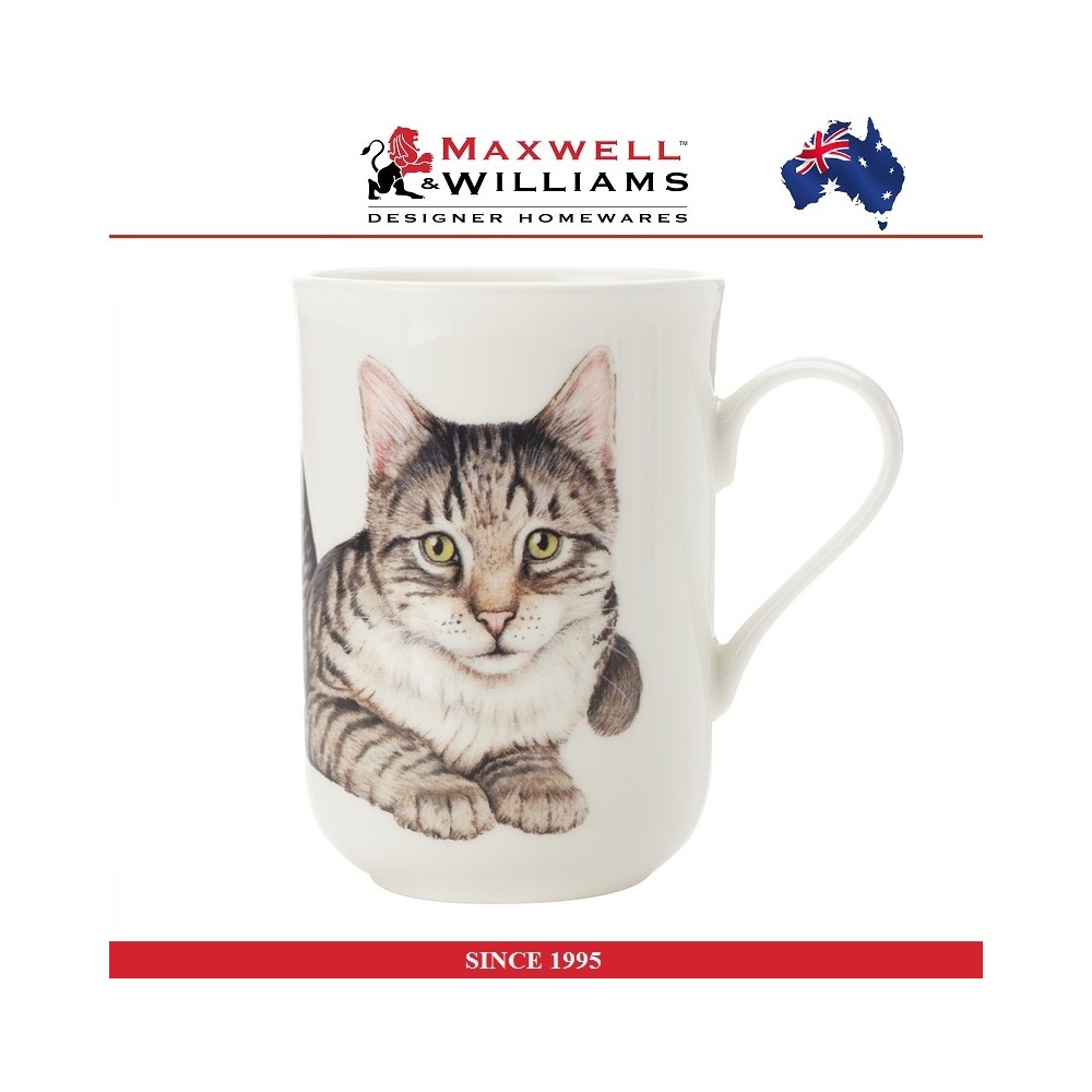 Кружка European Shorthair Cat в подарочной упаковке, 300 мл, серия Cashmere Pets, Maxwell & Williams