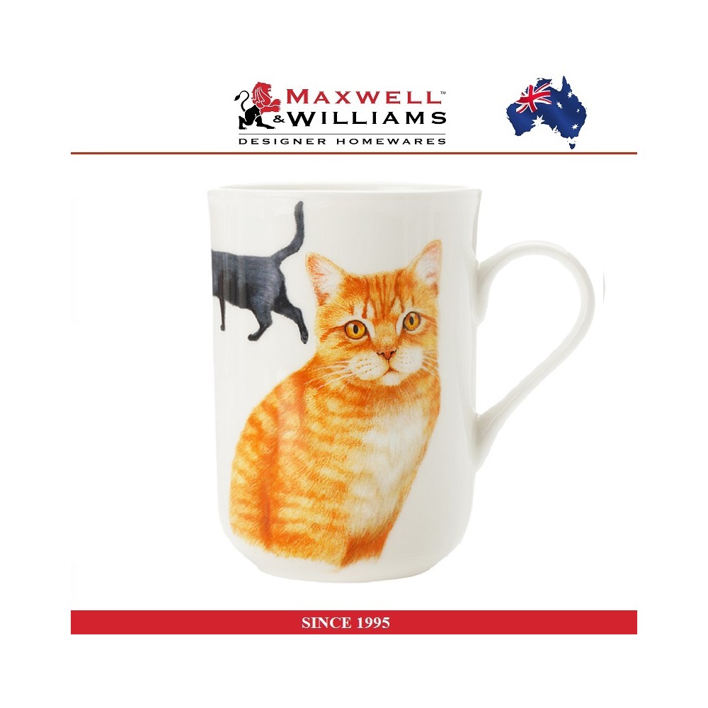 Кружка British Shorthair Cat в подарочной упаковке, 300 мл, серия Cashmere Pets, Maxwell & Williams
