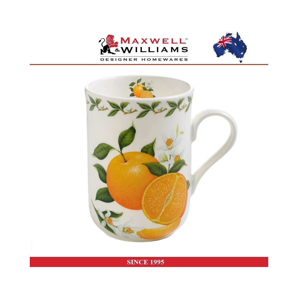 Кружка Orange (апельсин) в подарочной упаковке, 300 мл, серия Orchard, Maxwell & Williams