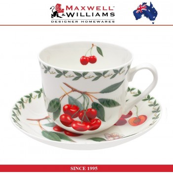 Большая пара чайная Cherry (вишня) в подарочной упаковке, 480 мл, серия Orchard, Maxwell & Williams