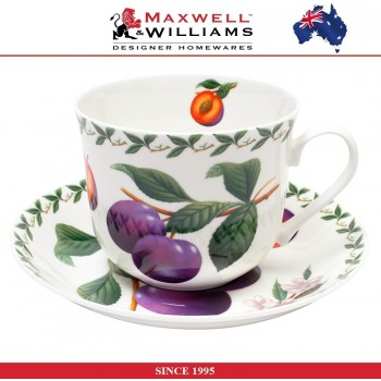 Большая пара чайная Plum (слива) в подарочной упаковке, 480 мл, серия Orchard, Maxwell & Williams