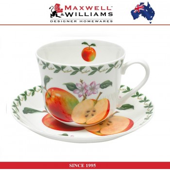 Большая пара чайная Apple (яблоко) в подарочной упаковке, 480 мл, серия Orchard, Maxwell & Williams