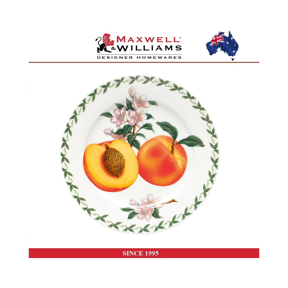 Десертная тарелка Apricot (абрикос) в подарочной упаковке, 20 см, серия Orchard, Maxwell & Williams