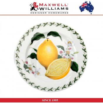 Десертная тарелка Lemon (лимон) в подарочной упаковке, 20 см, серия Orchard, Maxwell & Williams