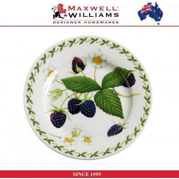 Десертная тарелка Blackberry (ежевика) в подарочной упаковке, 20 см, серия Orchard, Maxwell & Williams