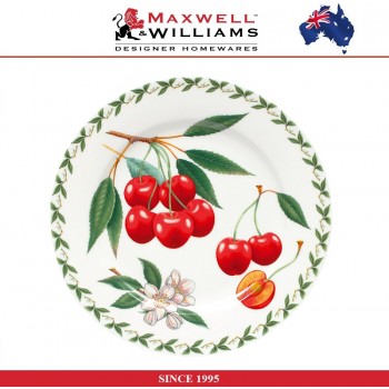 Мелкая обеденная тарелка Cherry (вишня), 27 см, серия Orchard, Maxwell & Williams